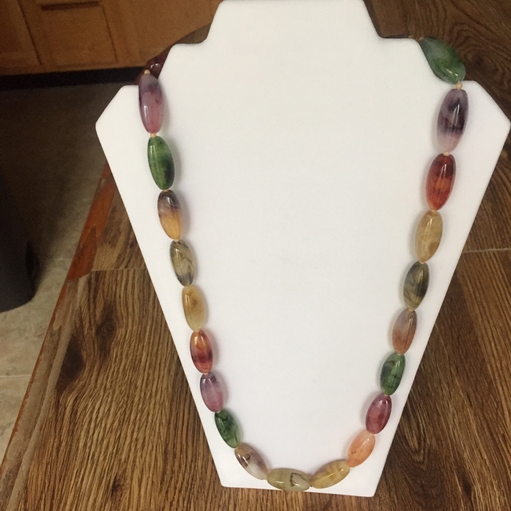 Beaded Multi Color Necklace